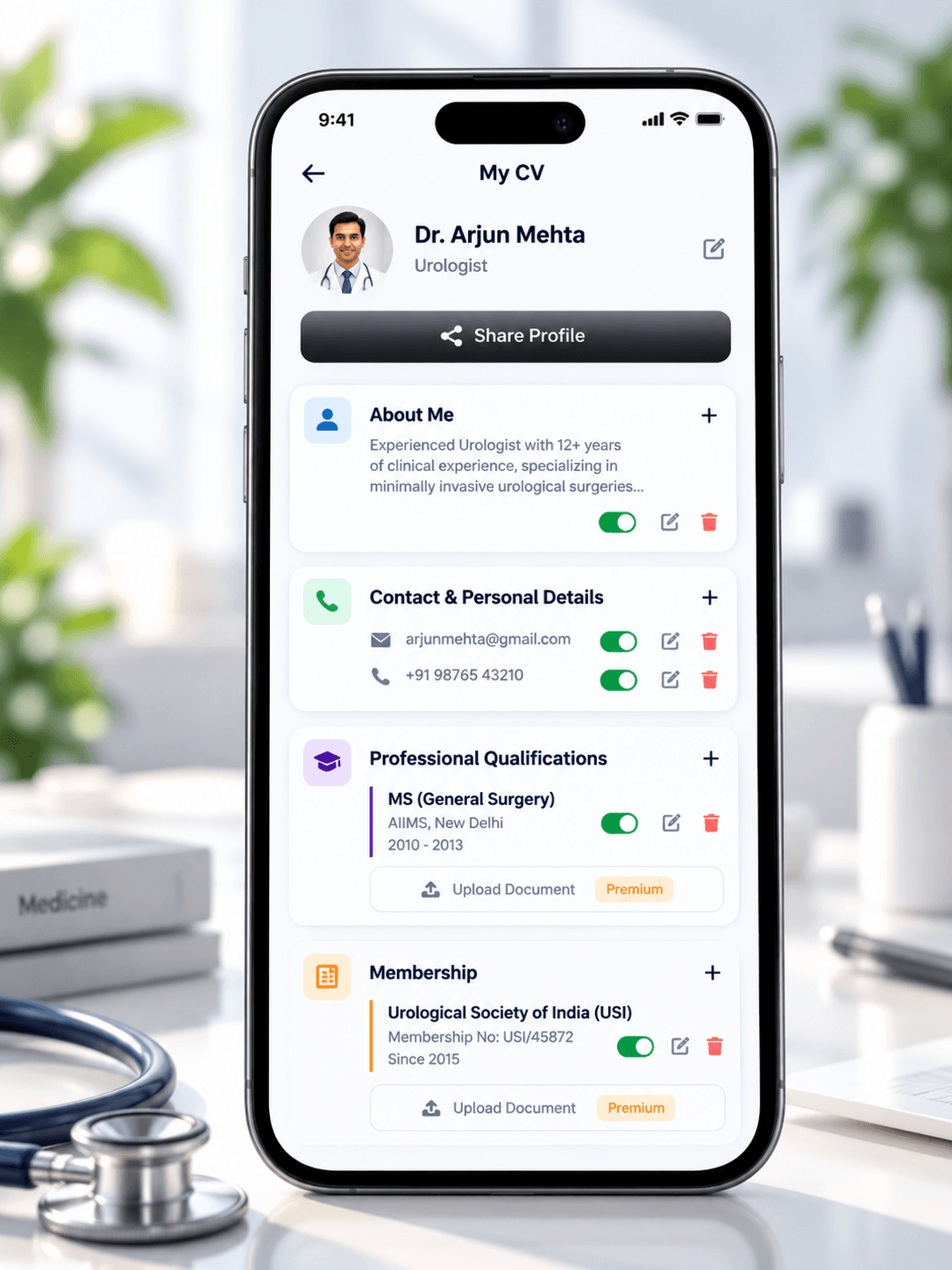 Dynamic CV Builder